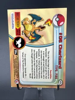 Pokemon Topps Charizard #06 TV Animation Edition Series 1 - Image 4
