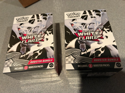(2) Pokemon TCG Scarlet & Violet White Flare Booster Bundle new sealed - Image 1