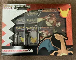 Pokemon Celebrations Collection Lance's Charizard V Box 2021 - Image 1