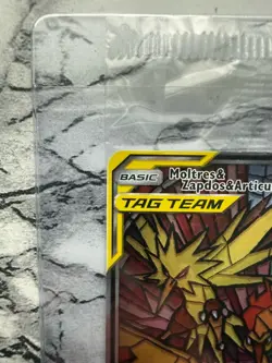 Sealed Pokemon TCG Moltres Zapdos Articuno GX SM210 Stained Glass Promos Holo - Image 2