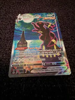 Pokemon Moonbreon VMAX Evolving Skies Alt Art 215/203 Very Good Condition. - Image 2