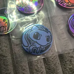 Mew Rare Blue & Pink Holographic - Pokemon TCG Flip Coin with Case Never Played - Image 3