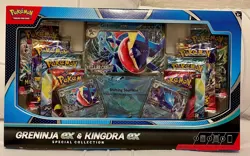 Pokemon TCG Greninja ex & Kingdra ex Special Collection - Sealed Box - 8 Packs! - Image 2