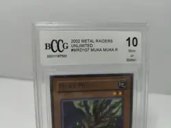 2002 Metal Raiders Unlimited MRD107 MUKA MUKA R YU-GI-UH! BCCG 10 - Image 2