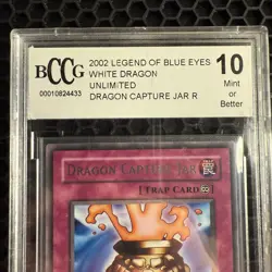 2002 Yugioh Unlimited Dragon Capture Jar (LOB) BCCG 10 - Image 3
