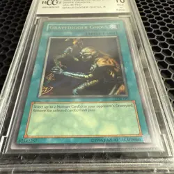 2002 Yugioh Unlimited Gravedigger Ghoul (LOB) BCCG 10 - Image 4
