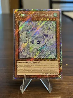 YuGiOh Mulcharmy Fuwalos RA04-EN050 Platinum Secret Rare 1st Edition - Image 1