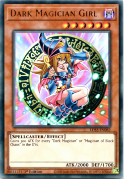 Dark Magician Girl - LDS3-EN082 - Ultra Rare - 1st Edition - Yugioh - Image 1