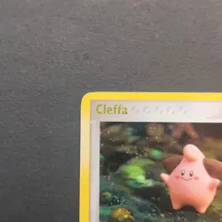 Pokemon TCG Karte - 21/115 Cleffa Gold Holo Stamp Unseen Forces Englisch - Image 5