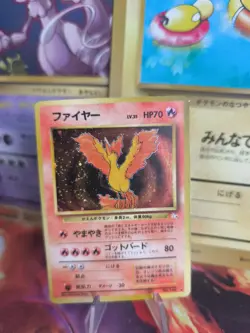 Pokemon Karte Card Lavados Moltres Mysterious Of Fossil Holo Wotc japanese Good - Image 1