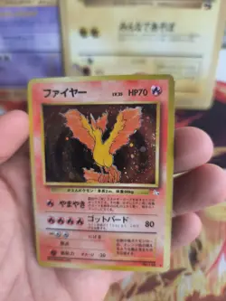 Pokemon Karte Card Lavados Moltres Mysterious Of Fossil Holo Wotc japanese Good - Image 2