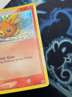 Torchic 69/106 Reverse Holo EX Emerald Stamped Pokemon Card - Image 3