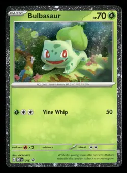 Bulbasaur - SVP 046 - Cosmos Holo Promo - 151 - Black Star Promo - Pokemon Card - Image 1