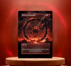 Wheel of Fortune Custom made Proxy game card - Image 1