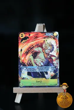 Sanji OP03-102 One Piece Card Game English Carte Alt ART Holo Mint - Image 3