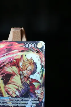 Sanji OP03-102 One Piece Card Game English Carte Alt ART Holo Mint - Image 5