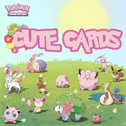 Pokemon TCG Cute Cards, Pink Cards Singles, Adorable Girly Cards, Gift for Her - Image 1