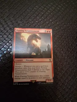 Flaming Tyrannosaurus - 85 - NM - Universes Beyond: Doctor Who - MTG - Image 1