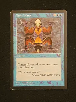 🔮 Time Warp 🔮 MTG Tempest LP/NM 💥 RARE 💥 Magic the Gathering - Image 1