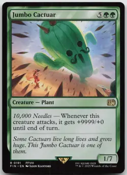 Jumbo Cactuar R FINAL FANTASY 191 NM - Image 1
