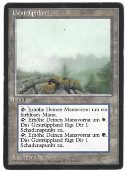 Gestruppland / Brushland - ICE AGE - deutsch (played +) ** Rare ** Dual - Image 1