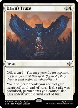 MTG Dawn's Truce - 9 / English / Lightly Played - Image 1