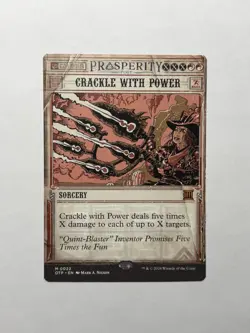 Crackle with Power Outlaws of Thunder Junction: Breaking News Regular NM - Image 1