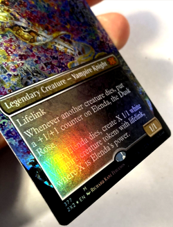 MTG Elenda, the Dusk Rose (Borderless Foil) Double Masters 2022 377 NM - Image 2