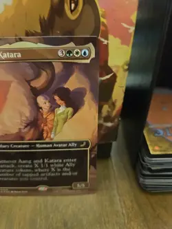 1x - Aang and Katara - FOIL BORDERLESS #69 - Avatar: Eternal - NM MTG - Image 3