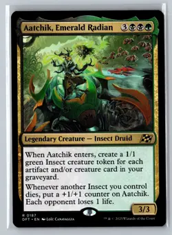 Aatchik, Emerald Radian Aetherdrift #187 Rare - Image 1