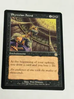 1x Phyrexian Arena Moderate Play, English Apocalypse MTG Magic - Image 1