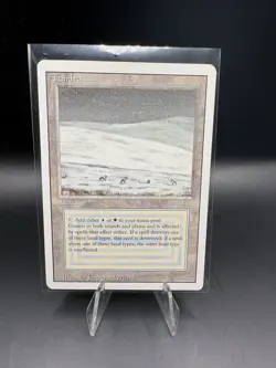 Tundra Revised Edition MTG Lightly Played LP Magic Dual Land - Image 1