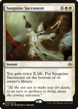 Sanguine Sacrament [The List] Near Mint - Image 1