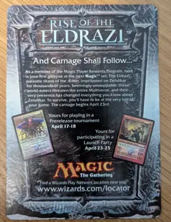 Emrakul, the Aeons Torn Oversize promo from prerelease MTG NM Free shipping - Image 2