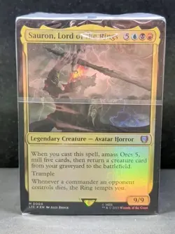 Lord of the Rings Commander Deck -The Hosts of Mordor Deck Only - Image 1