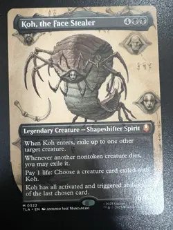 MtG Avatar: The Last Airbender Koh, The Face Stealer (Borderless) Near Mint - Image 1