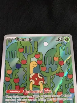 Shuckle 136/132 IR Pokemon Mega Evolution Illustration Rare Holo NM/M - Image 2