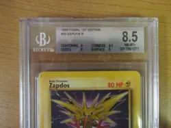 Zapdos 30/62 Pokemon Fossil 1st Edition BGS 8.5 - Image 3
