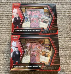 Pokemon TCG Team Rocket's Mewtwo ex Box Lot Of 2 - NEW SEALED - Image 1
