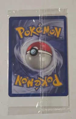 Pokemon The First Movie Sealed Pikachu WB Promo Black Star 1999 Card WOTC New - Image 2