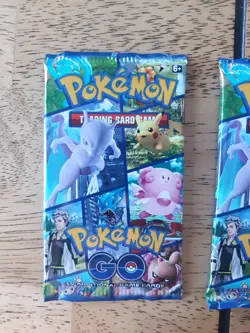 Lot A - 4X Pokemon GO Booster Packs - Factory Sealed Unweighed Sword Shield - Image 2