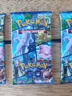 Lot A - 4X Pokemon GO Booster Packs - Factory Sealed Unweighed Sword Shield - Image 4
