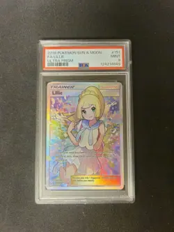 Pokemon Trainer Lillie (Full Art) 151/156 Sm-Ultra Prism Holo PSA 9 - Image 1