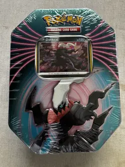 Pokemon TCG Mighty Mysterious Tin [ Darkrai Card Pack ] NEW Sealed 3 Packs 2021 - Image 1