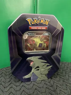 Pokemon TCG: Triple Whammy Tyranitar Collector's Tin - Sealed - Brand New - Image 1