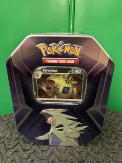 Pokemon TCG: Triple Whammy Tyranitar Collector's Tin - Sealed - Brand New - Image 2