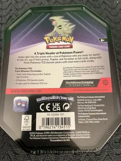Pokemon TCG: Triple Whammy Tyranitar Collector's Tin - Sealed - Brand New - Image 3