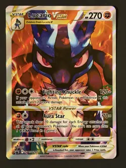 Lucario VSTAR Swsh291 Swsh: Sword & Shield Black Star Promo Pokemon Card NM - Image 1