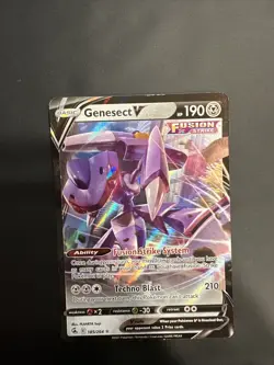 Pokemon - Genesect V - 185/264 - SWSH Fusion Strike - Half Art Card - Image 1