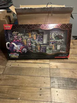 Great Tusk Ex & Iron Treads Ex Premium Collection Sealed - Paldean Fates X14 - Image 3